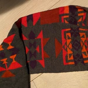 Beautiful Aztec print winter scarf